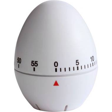 Plastový minútnik v tvare vajíčka